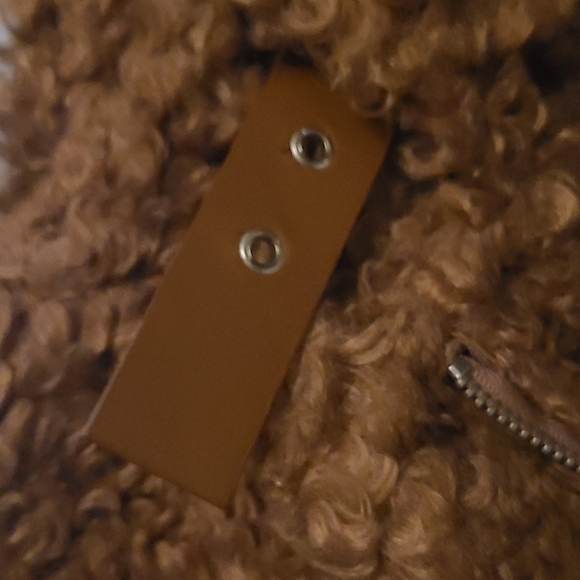 INC International Concepts Sherpa Vest in Baked Clay, Size Large, Soft Material - Picture 5 of 7